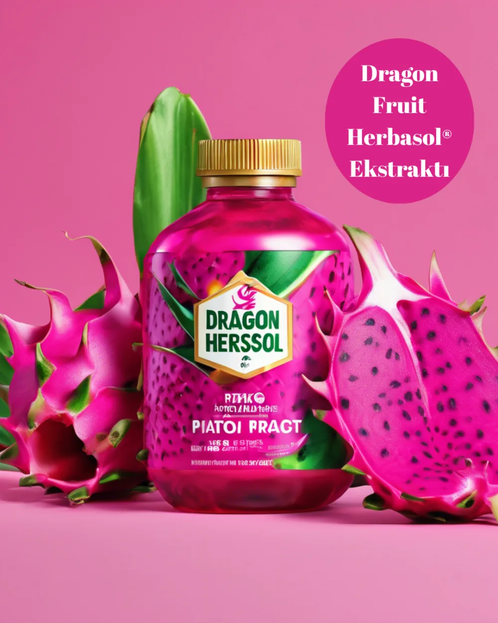Dragon Fruit Herbasol ® Ekstraktı PG 100 ml - Görsel 3